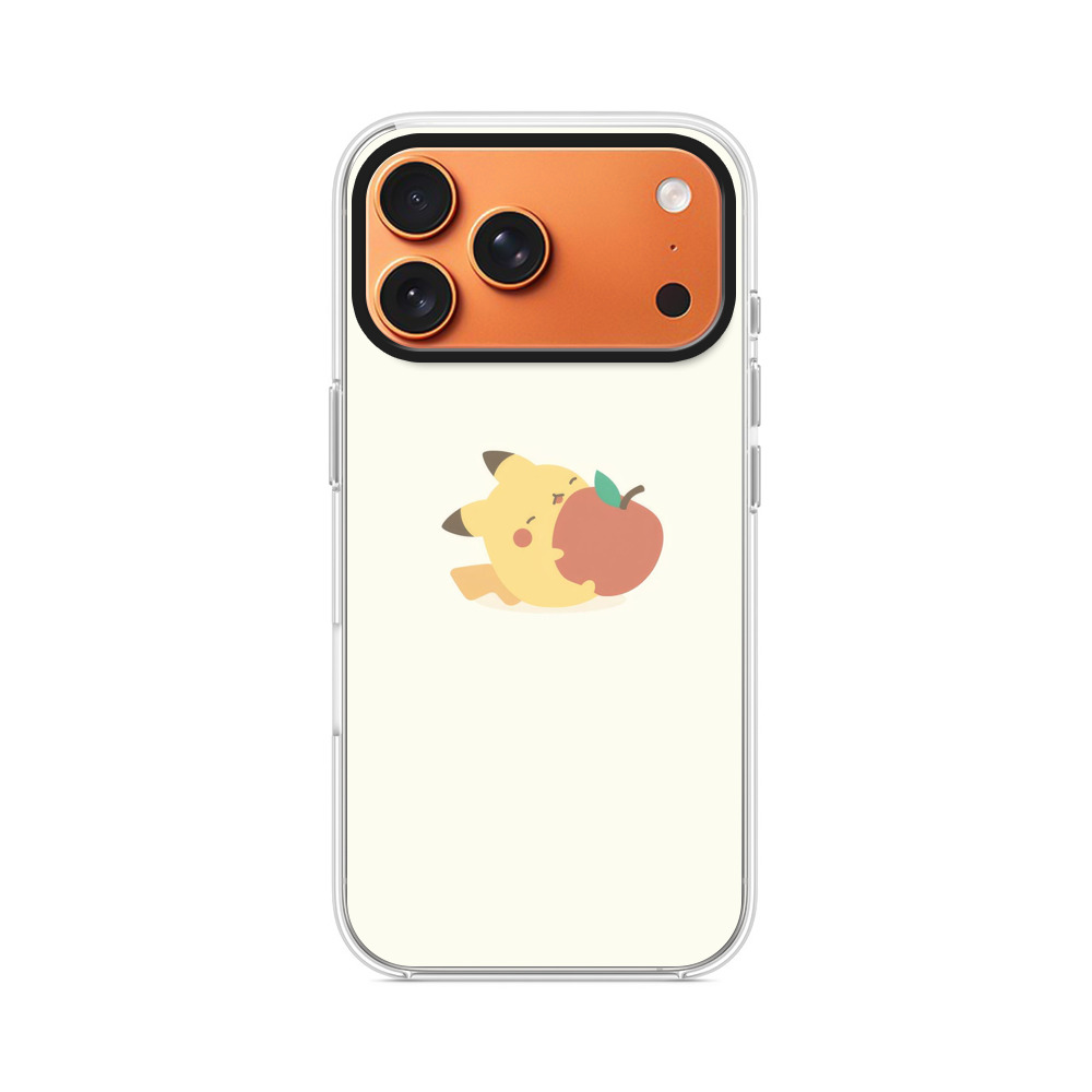 ピカチュウとりんご iPhone 17 Pro Maxオリジナルケース