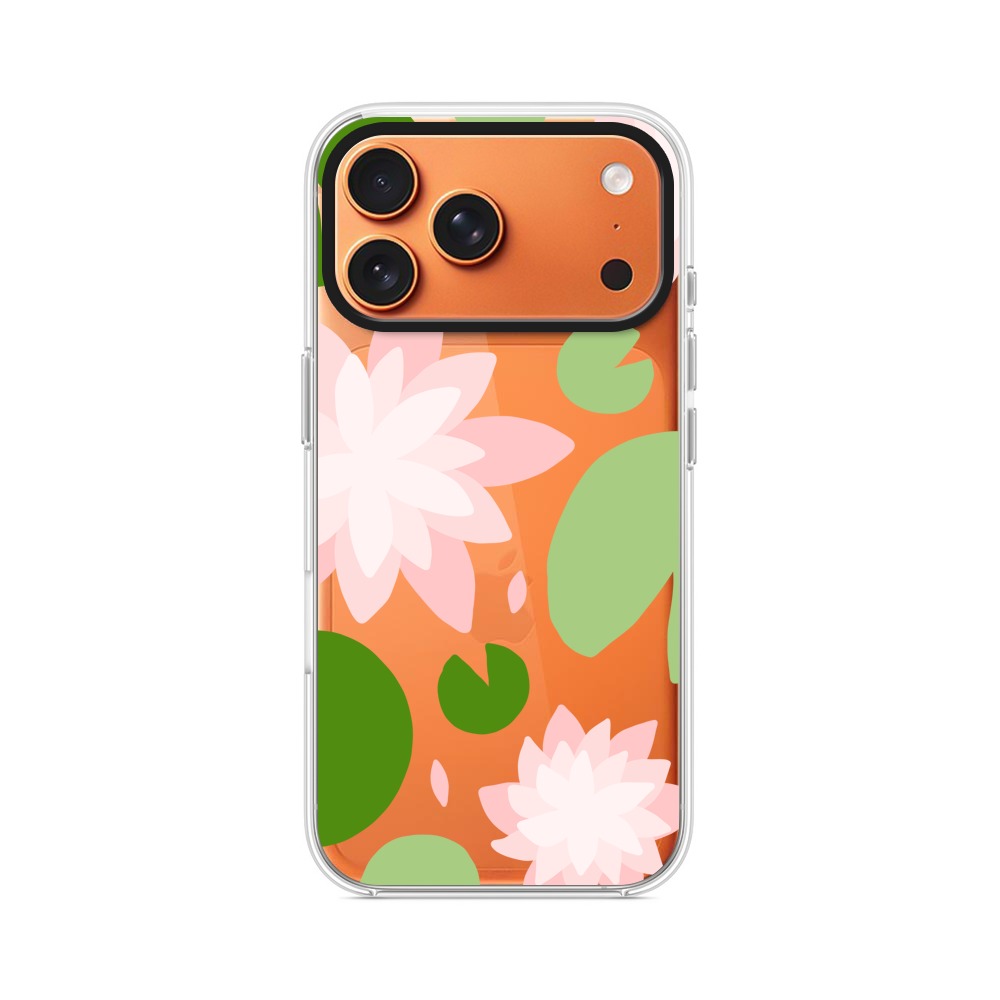 睡蓮の花と葉 iPhone 17 Pro Maxオリジナルケース