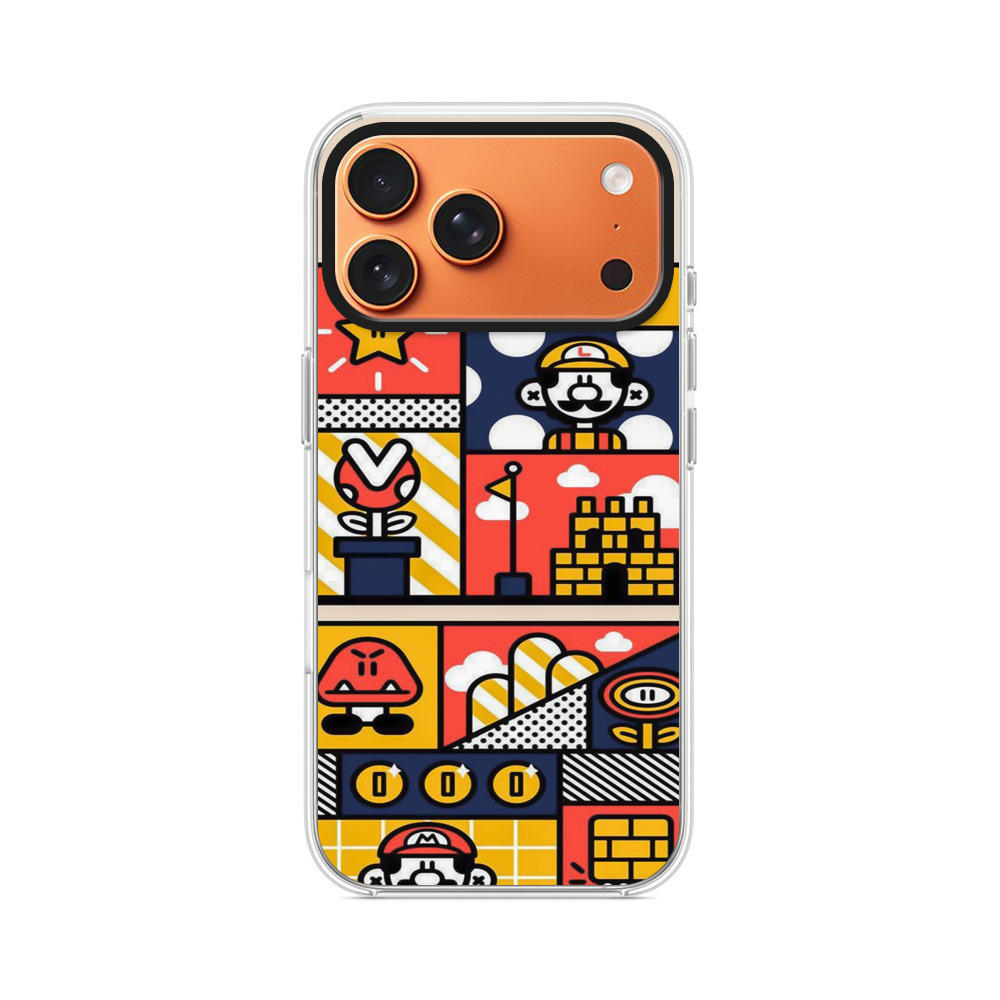 マリオゲームモチーフ iPhone 17 Pro Maxオリジナルケース