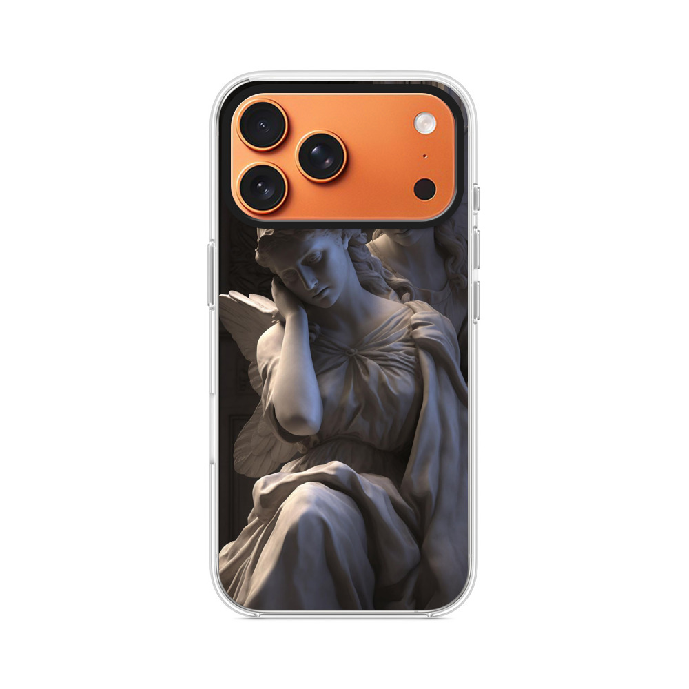 優雅な天使の彫刻 iPhone 17 Pro Maxオリジナルケース