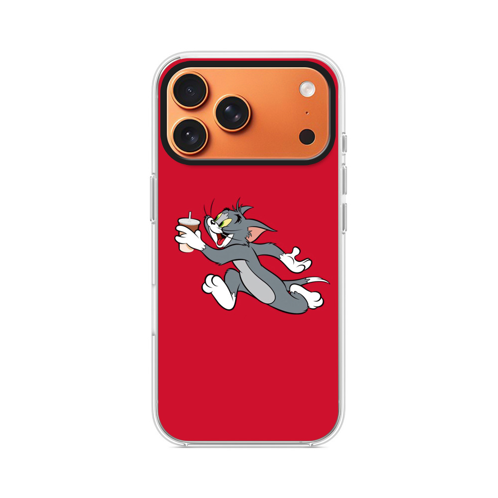 トムがドリンク持ち走る iPhone 17 Pro Maxオリジナルケース