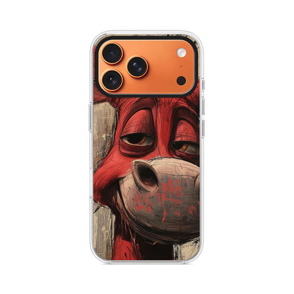 赤いロバのイラスト iPhone 17 Pro Maxオリジナルケース