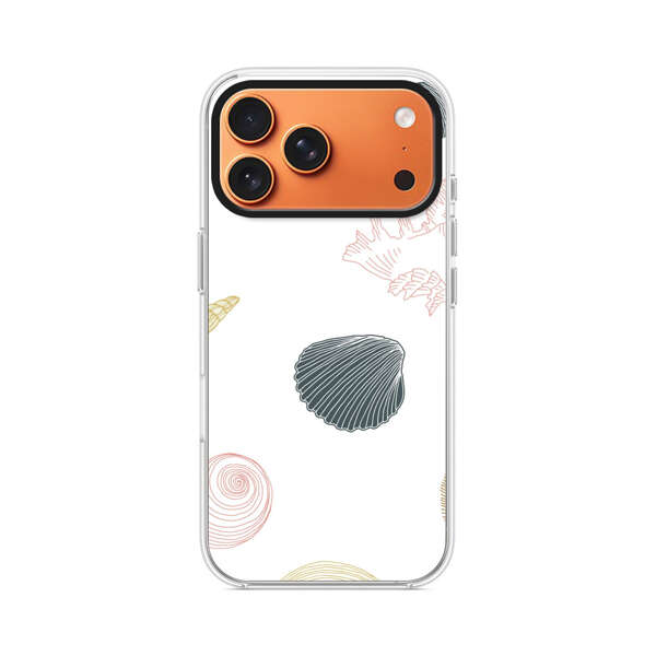 貝殻のパターン iPhone 17 Pro Maxオリジナルケース