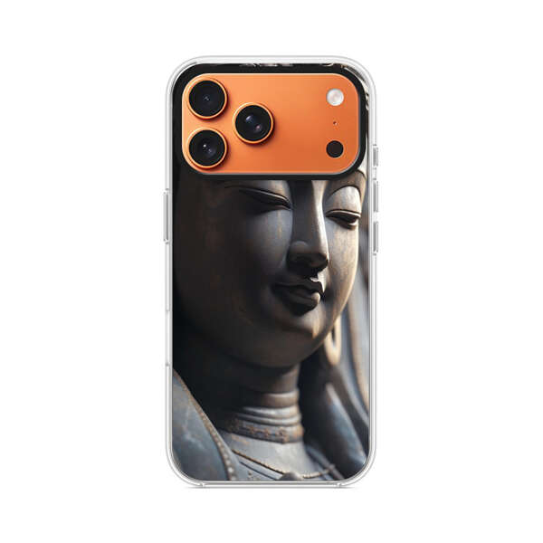 穏やかな仏像の顔 iPhone 17 Pro Maxオリジナルケース