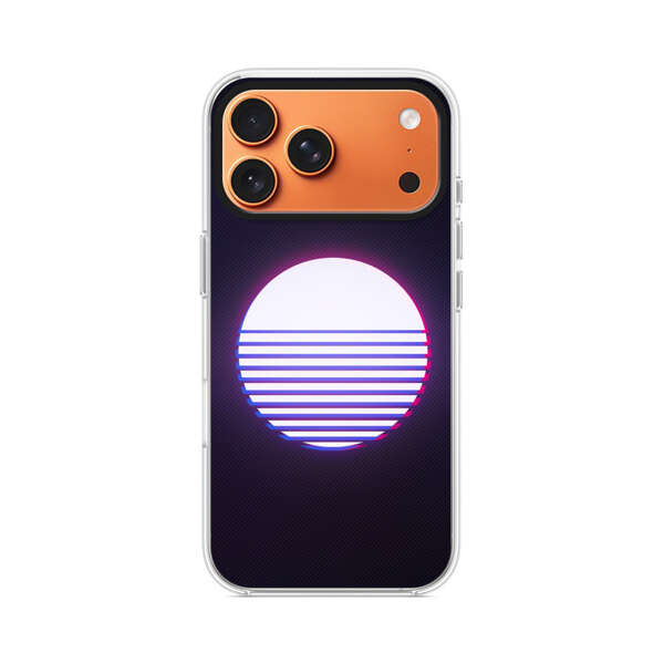 グリッチサークルデザイン iPhone 17 Pro Maxオリジナルケース