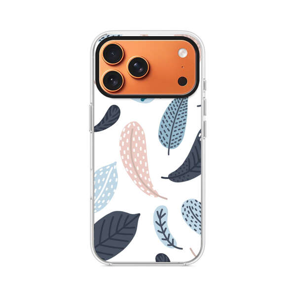 葉のパターン iPhone 17 Pro Maxオリジナルケース