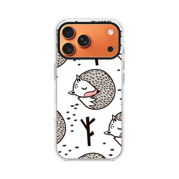 ハリネズミのパターン iPhone 17 Pro Maxオリジナルケース