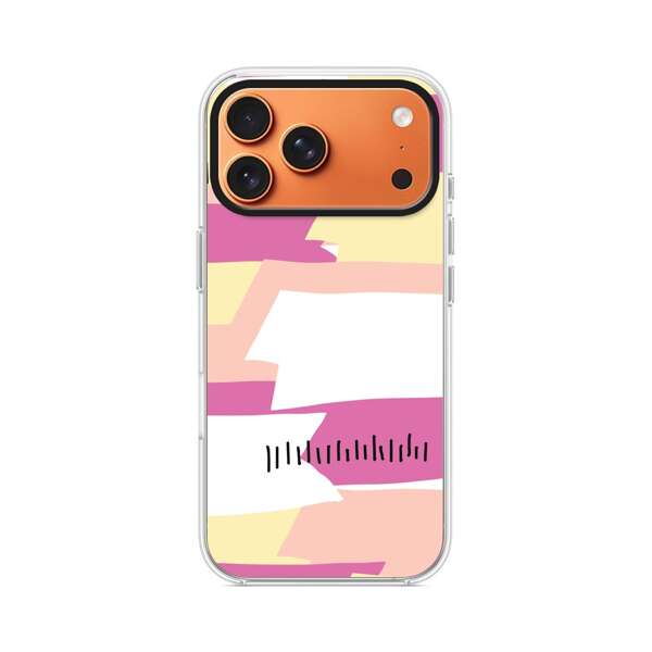 カラフルなストライプ iPhone 17 Pro Maxオリジナルケース