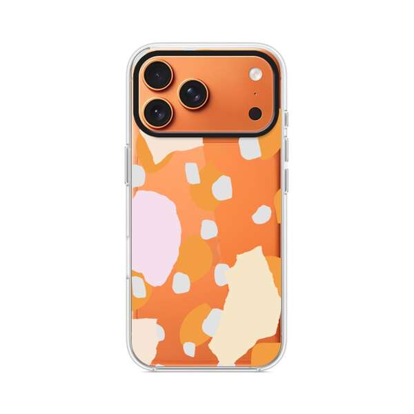 カラフルな抽象パターン iPhone 17 Pro Maxオリジナルケース