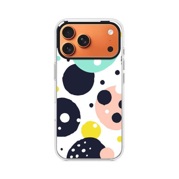 カラフルなドットパターン iPhone 17 Pro Maxオリジナルケース