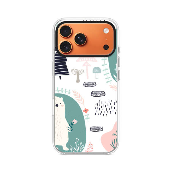 かわいいクマのデザイン iPhone 17 Pro Maxオリジナルケース