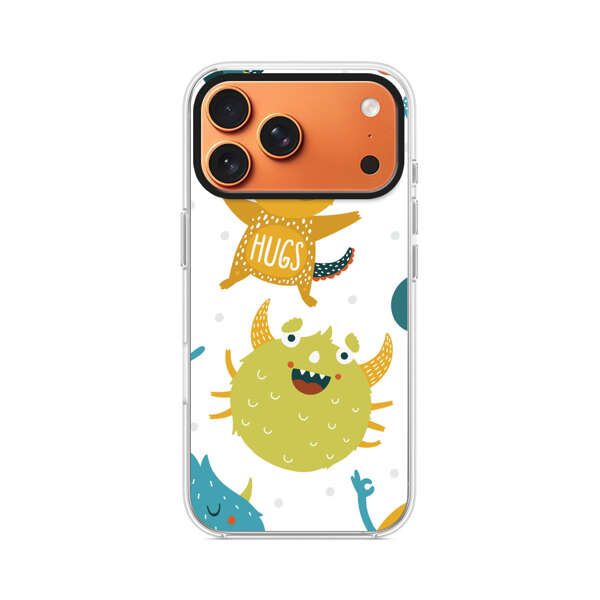 かわいいモンスターのパターン iPhone 17 Pro Maxオリジナルケース