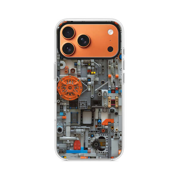 複雑機械部品デザイン iPhone 17 Pro Maxオリジナルケース