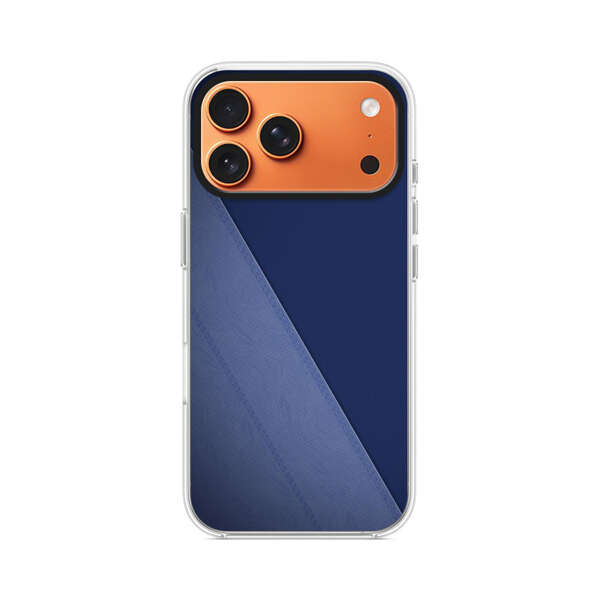 ネイビーブルーテクスチャ iPhone 17 Pro Maxオリジナルケース