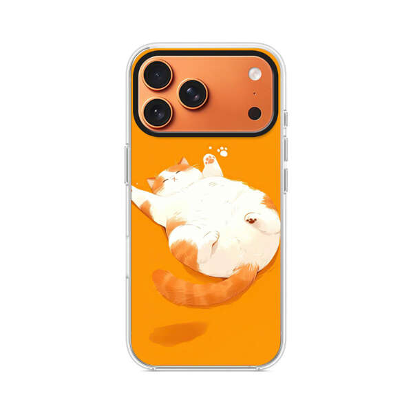 お腹を見せる猫 iPhone 17 Pro Maxオリジナルケース