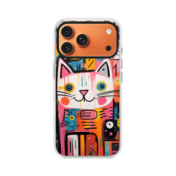 ポップアートの猫 iPhone 17 Pro Maxオリジナルケース
