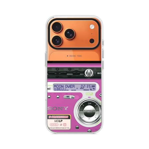 レトロMDプレーヤー iPhone 17 Pro Maxオリジナルケース