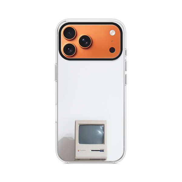 レトロテレビモニター部分の写真 iPhone 17 Pro Maxオリジナルケース