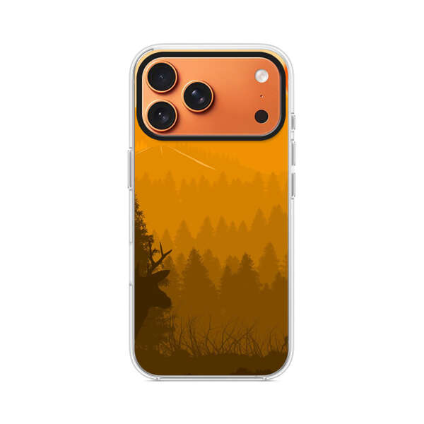 黄昏の山とシカ iPhone 17 Pro Maxオリジナルケース