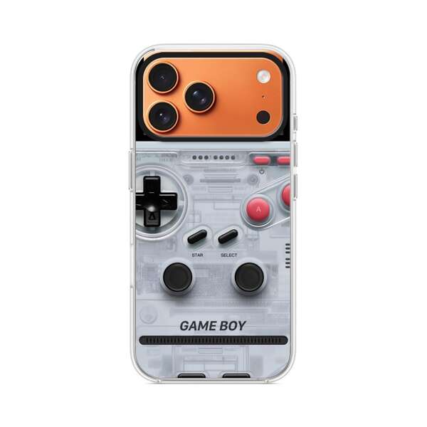 透明レトロゲームコントローラー iPhone 17 Pro Maxオリジナルケース