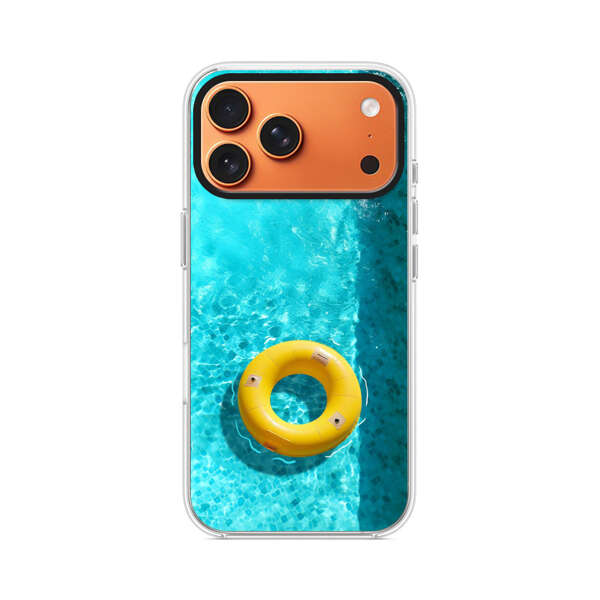 プールの黄色浮き輪 iPhone 17 Pro Maxオリジナルケース