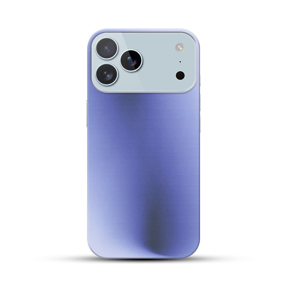 青い抽象画 iPhone 17 Pro Maxオリジナルハードケース