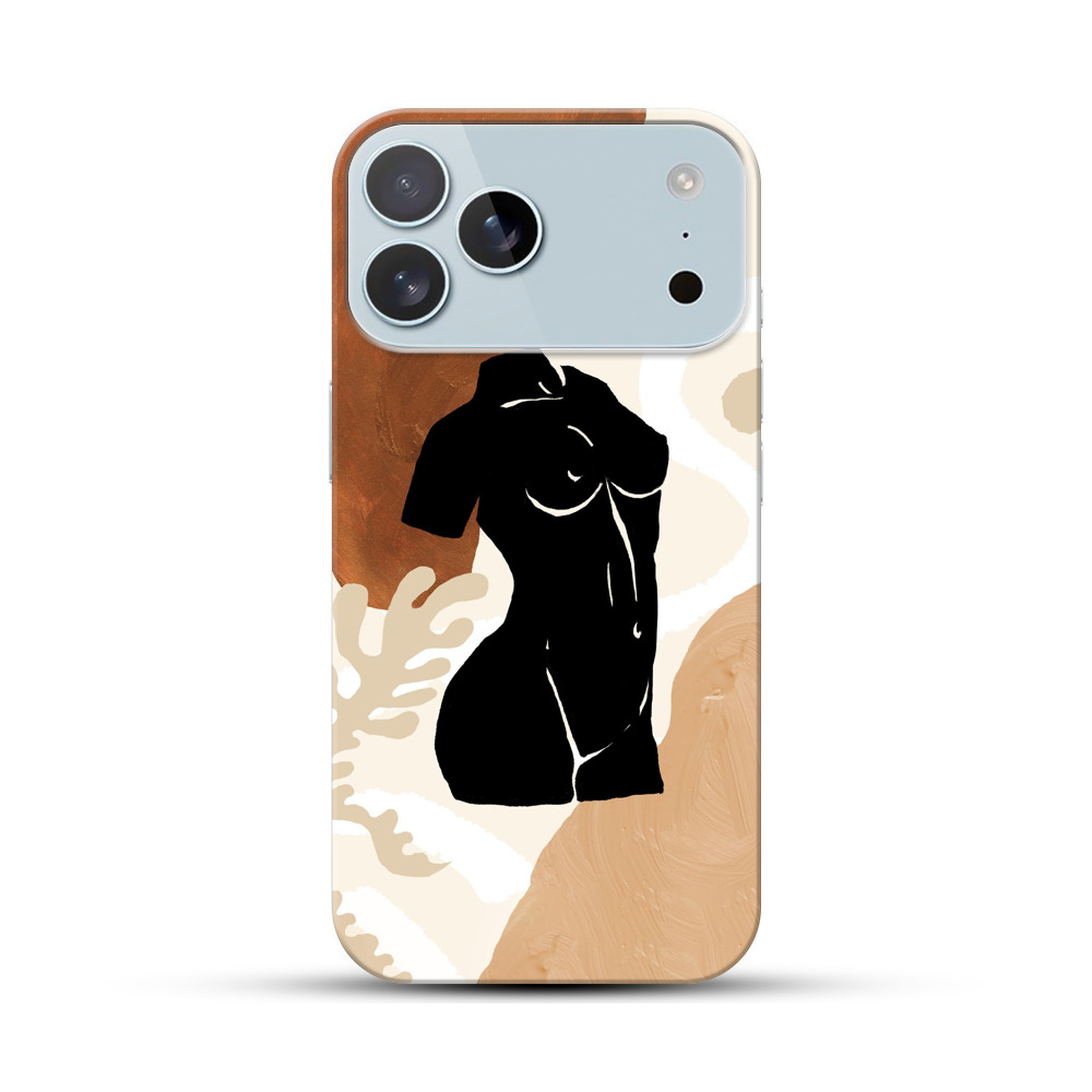 アートな人体シルエット iPhone 17 Pro Maxオリジナルハードケース