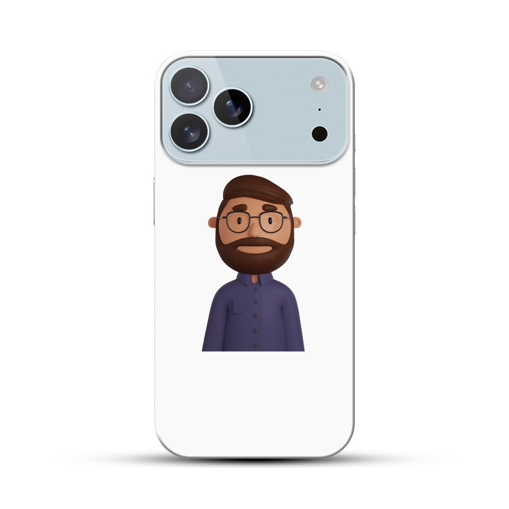 ビジネスマンのイラスト iPhone 17 Pro Maxオリジナルハードケース