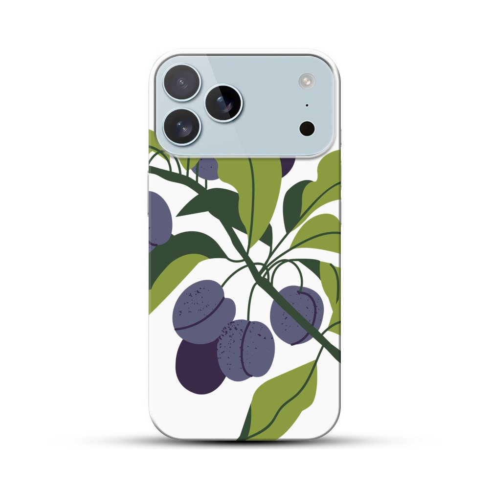 ブルーベリーの枝 iPhone 17 Pro Maxオリジナルハードケース