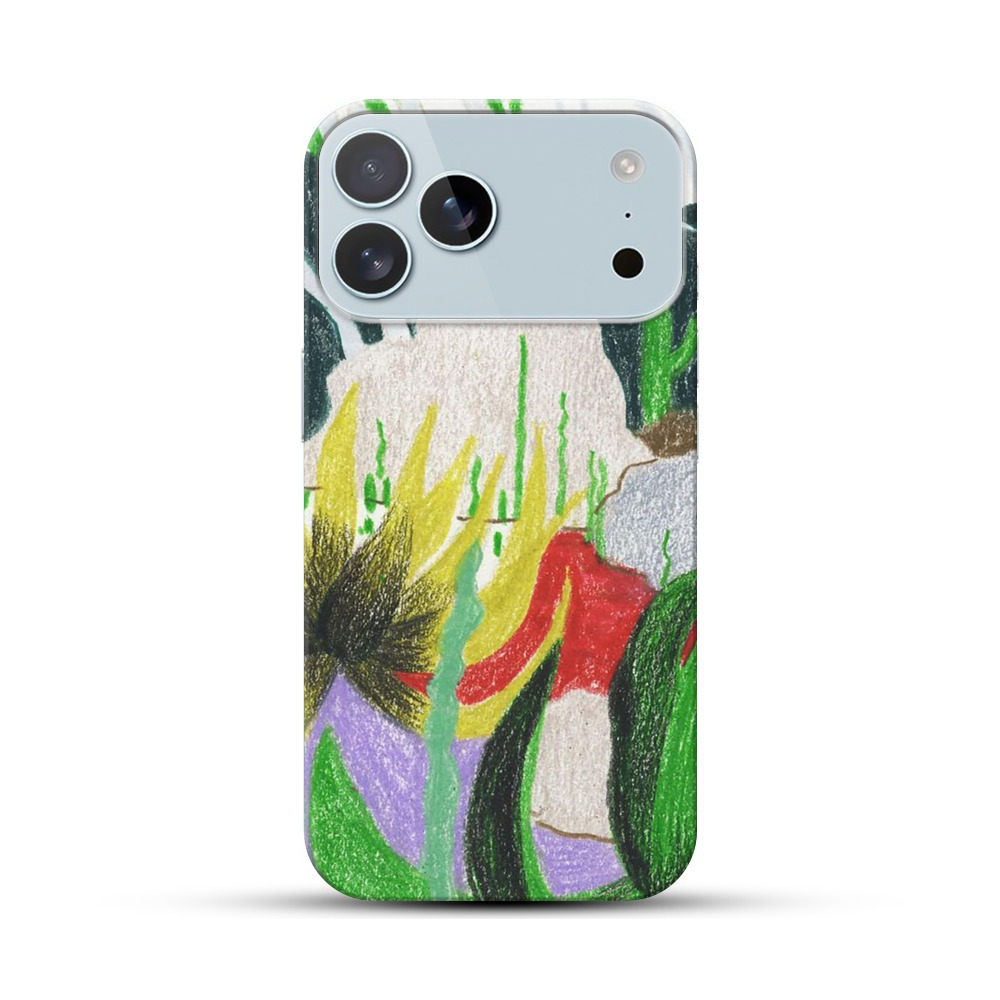 抽象的な植物の風景 iPhone 17 Pro Maxオリジナルハードケース