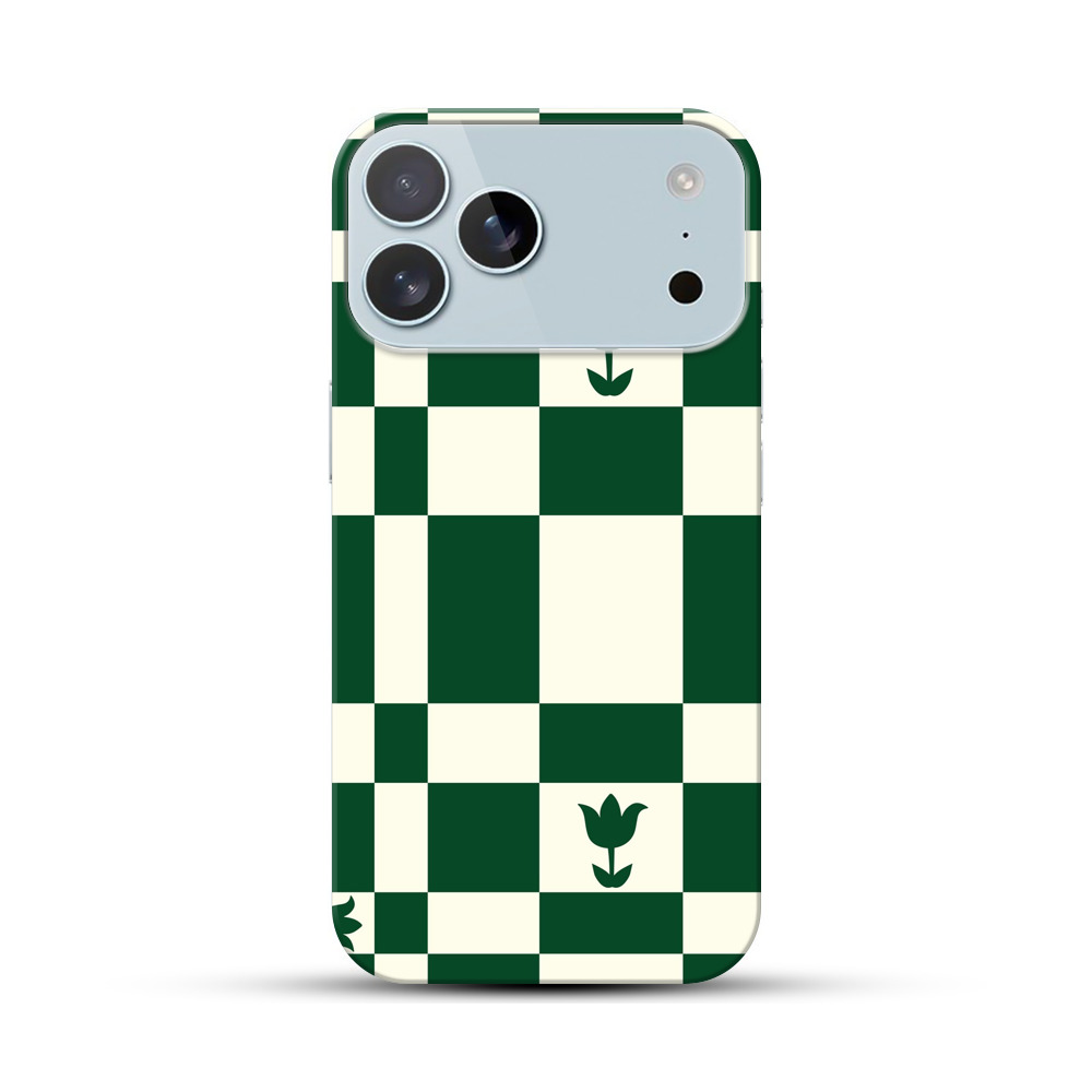 チューリップとチェッカーボードパターン tulip-checks チューリップとチェッカーボードパターン tulip-checks