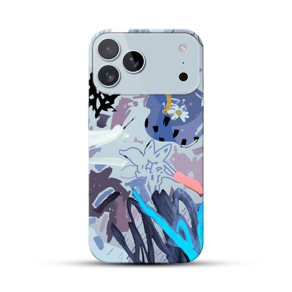 抽象的なアート iPhone 17 Pro Maxオリジナルハードケース