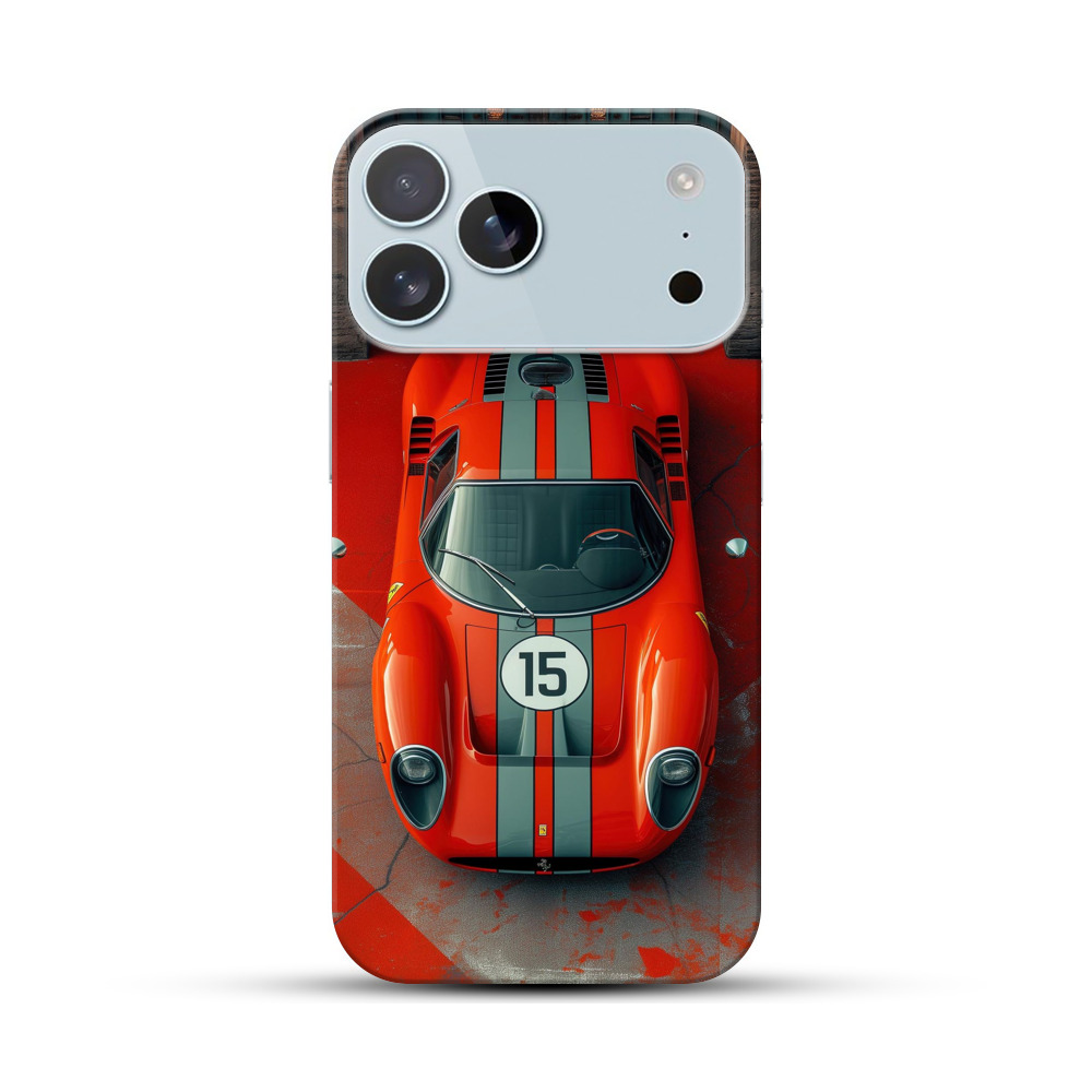 オレンジクラシックカー iPhone 17 Pro Maxオリジナルハードケース