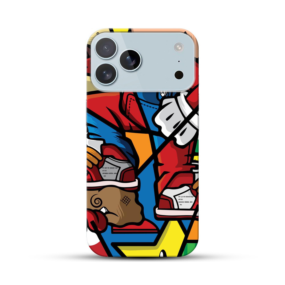 カラフルスニーカー iPhone 17 Pro Maxオリジナルハードケース