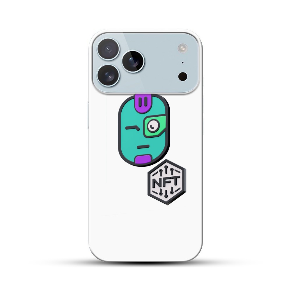 デジタルアートのキャラクター iPhone 17 Pro Maxオリジナルハードケース