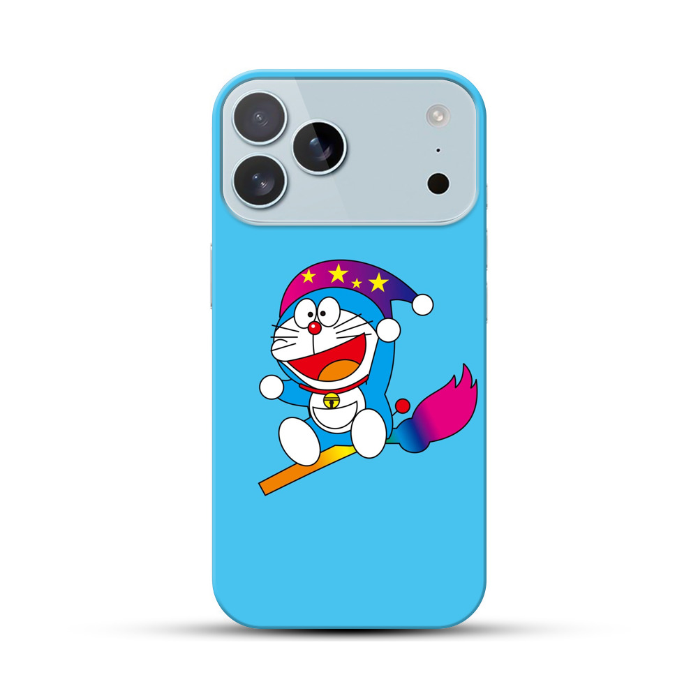 魔法のほうきに乗るドラえもん iPhone 17 Pro Maxオリジナルハードケース