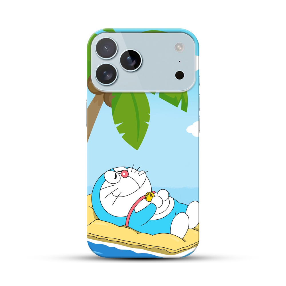 ヤシの木とドラえもん iPhone 17 Pro Maxオリジナルハードケース