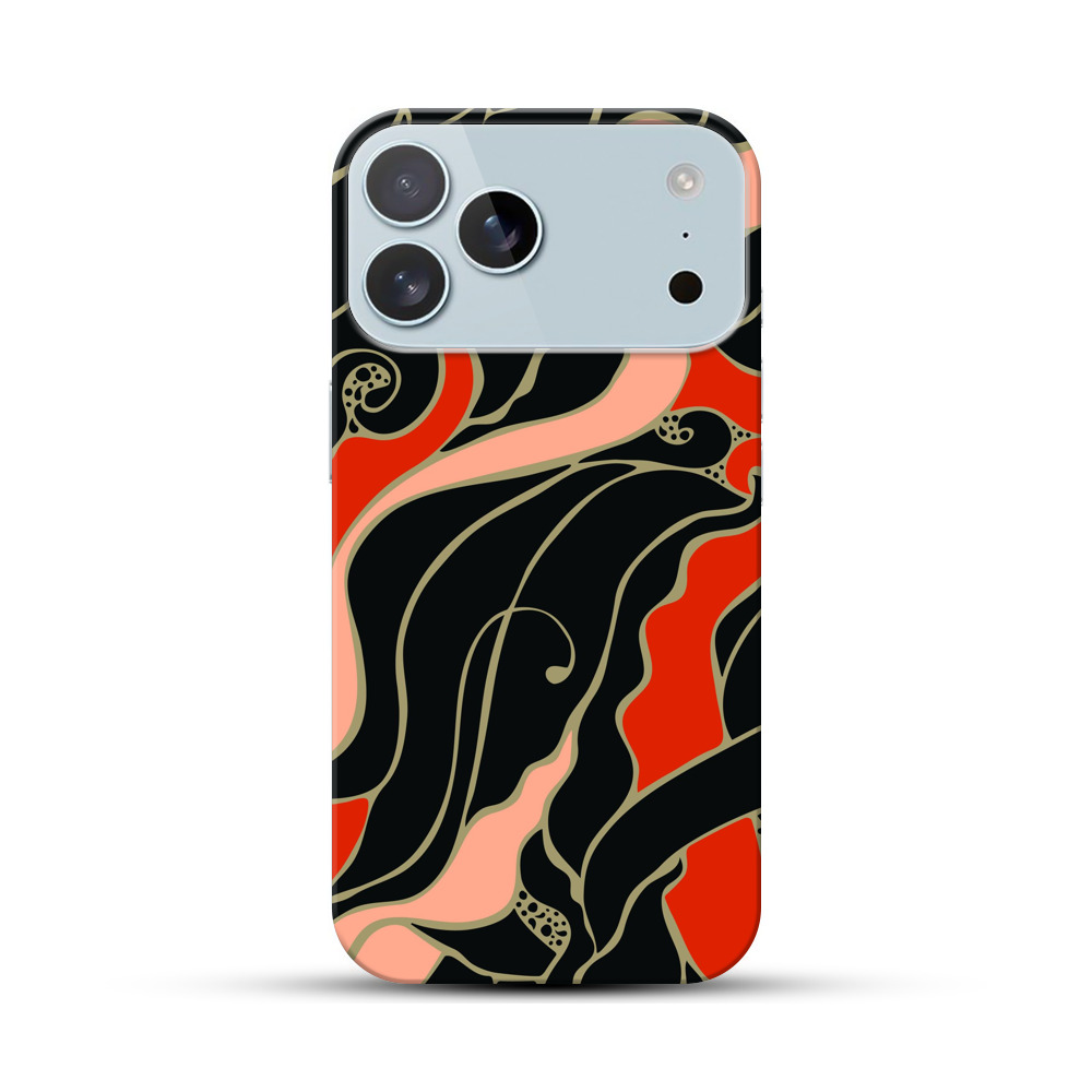 葉の模様 iPhone 17 Pro Maxオリジナルハードケース