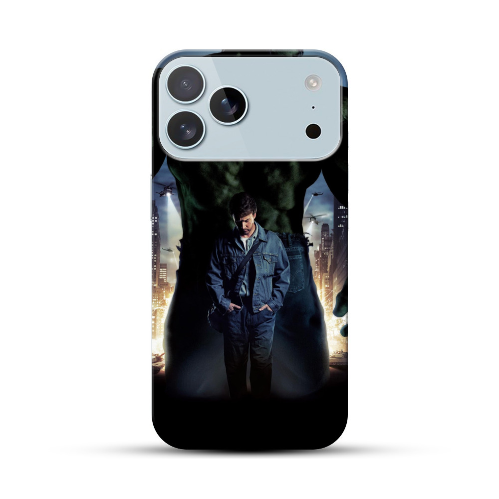 ヒーローと男性対比 iPhone 17 Pro Maxオリジナルハードケース