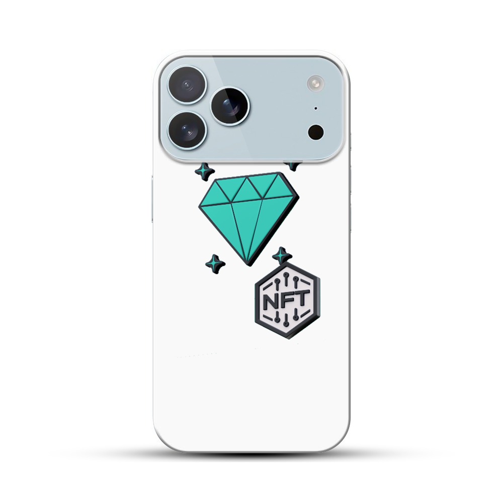 宝石とNFTのデザイン iPhone 17 Pro Maxオリジナルハードケース