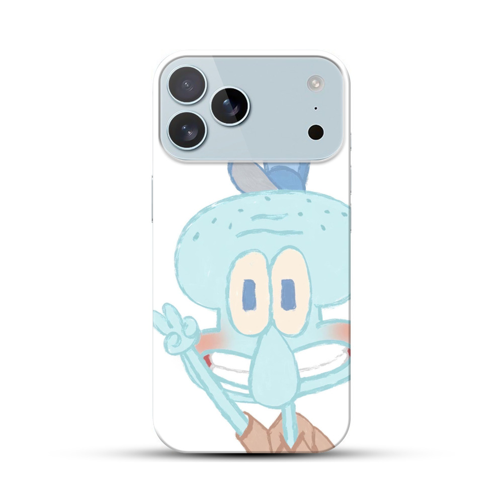 イカちゃんのピースサイン iPhone 17 Pro Maxオリジナルハードケース