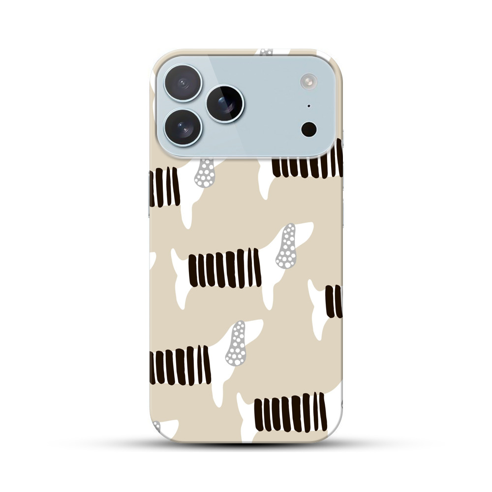 犬の模様 iPhone 17 Pro Maxオリジナルハードケース