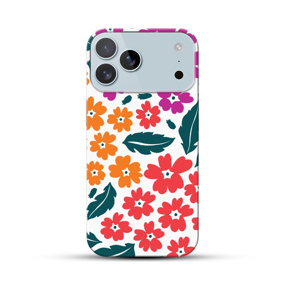 色とりどりの花 iPhone 17 Pro Maxオリジナルハードケース