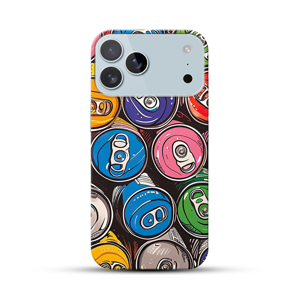 カラフル飲料缶 iPhone 17 Pro Maxオリジナルハードケース