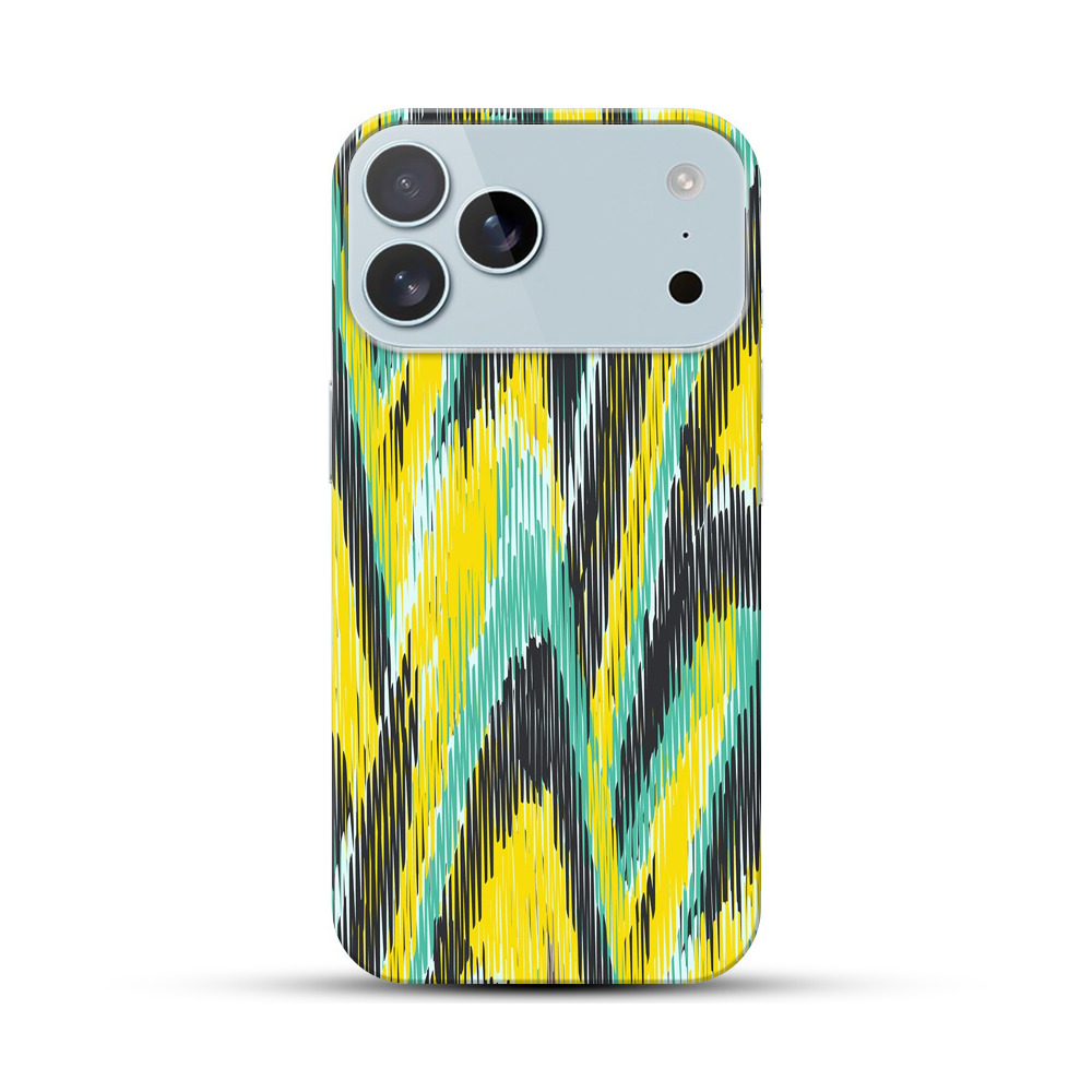 カラフルな抽象模様 iPhone 17 Pro Maxオリジナルハードケース