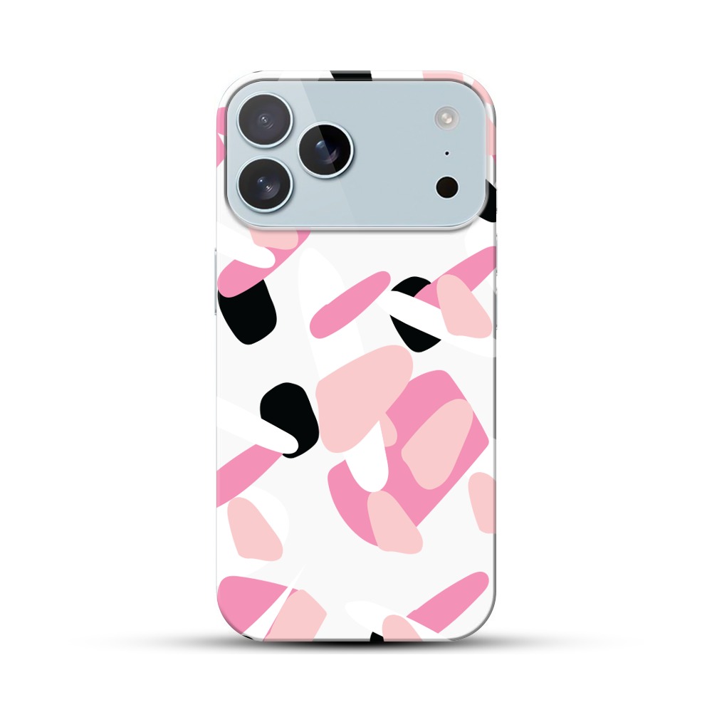 カラフルな抽象模様 iPhone 17 Pro Maxオリジナルハードケース