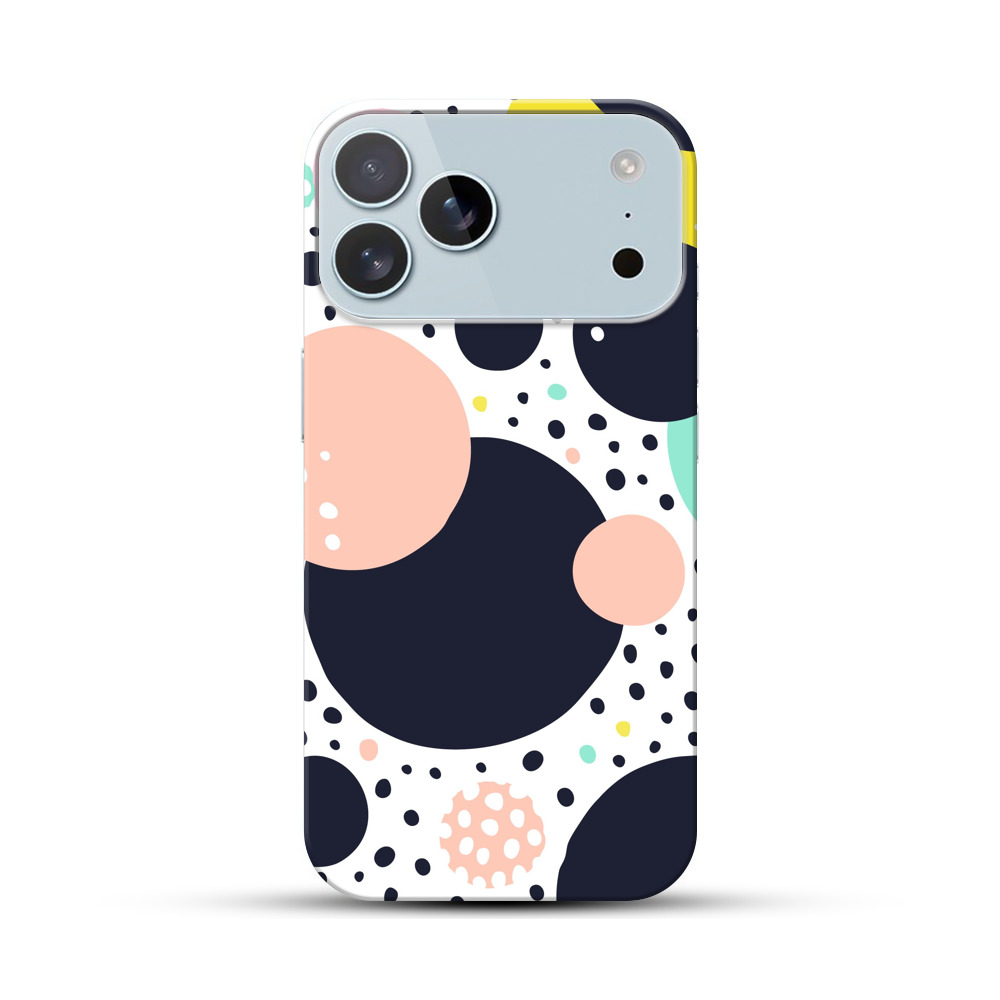 カラフルなドット模様 iPhone 17 Pro Maxオリジナルハードケース