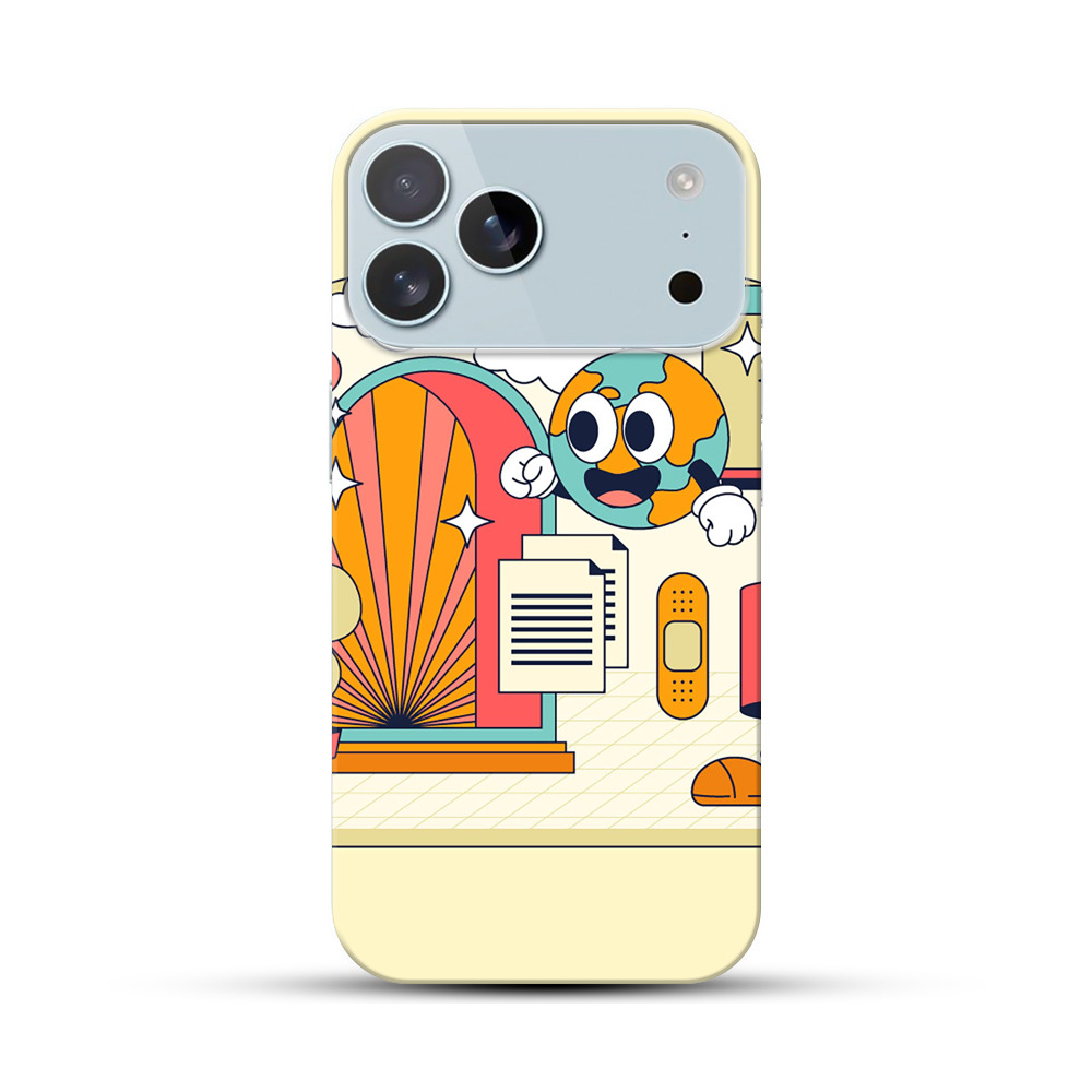 カラフルなキャラクターたち iPhone 17 Pro Maxオリジナルハードケース