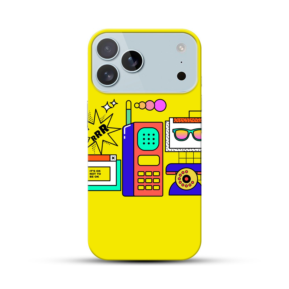 カラフルなレトロガジェット cellular-phone カラフルなレトロガジェット cellular-phone