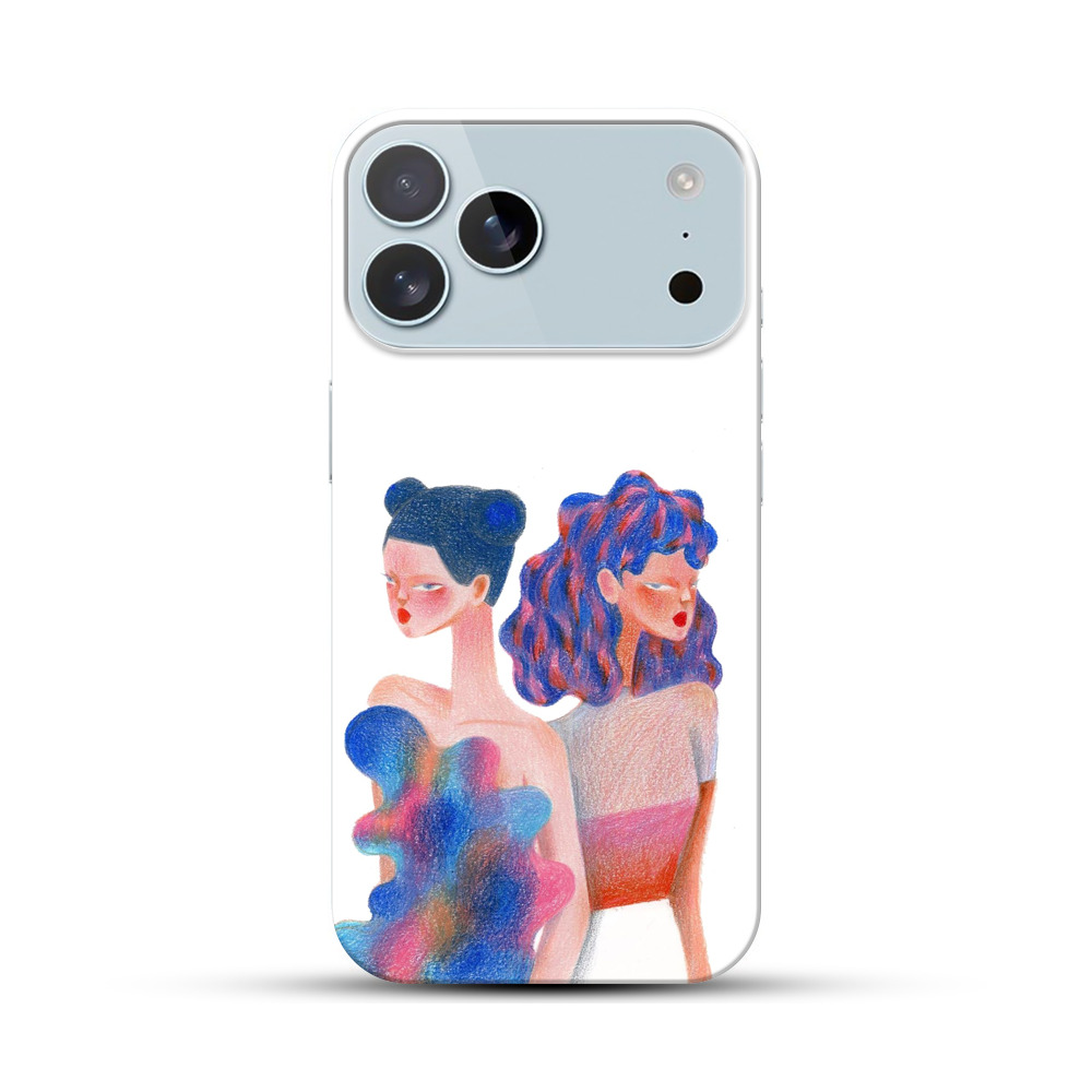 カラフルな女性のポートレート model-sisters カラフルな女性のポートレート model-sisters